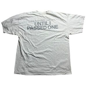 BMW Motorcycle I Never Knew BMW Made Cars Faded Distress Shirt XL Biker Funny 05